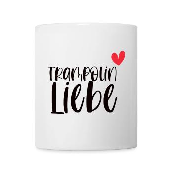 Trampolin Liebe Jumping Fitness Geschenk - Tasse - Weiß - Vorne