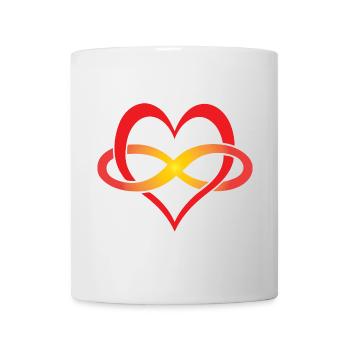 I love you for infinity - Mug - white - Front