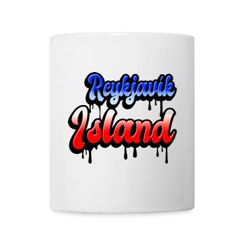 Reykjavík Island Design - Tasse - Weiß - Vorne