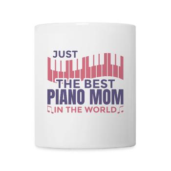 Coolste Klavier Mama - Tasse - Weiß - Vorne