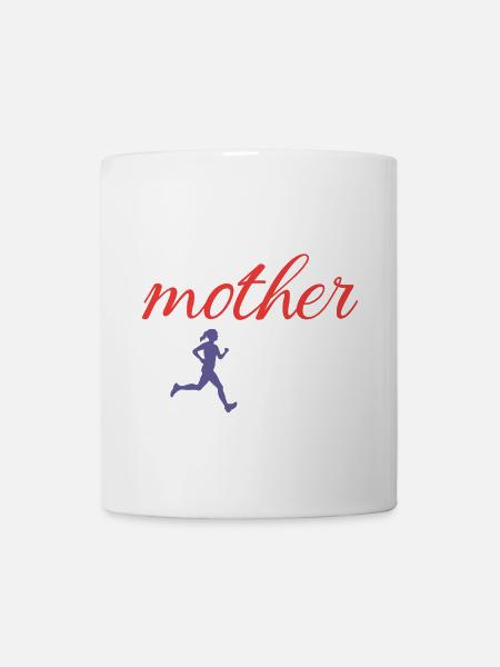 Tough Mother Runner - Tasse - Weiß