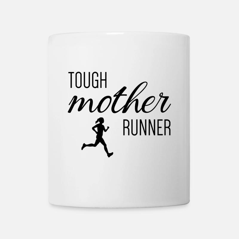Tough Mother Runner - Tasse - Weiß