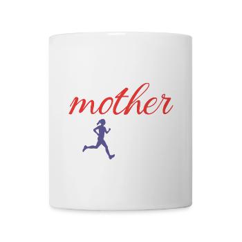 Tough Mother Runner - Mug - white - Front
