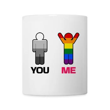 Gleichgeschlechtliche Partnerschaft Lgbt Homo Gay - Tasse - Weiß - Vorne