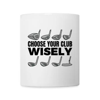 Golfer Spruch - Tasse - Weiß - Vorne