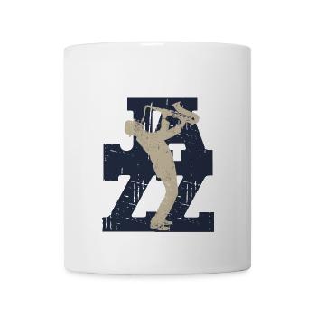 Jazz Saxophone Retro - Tasse - Weiß - Vorne