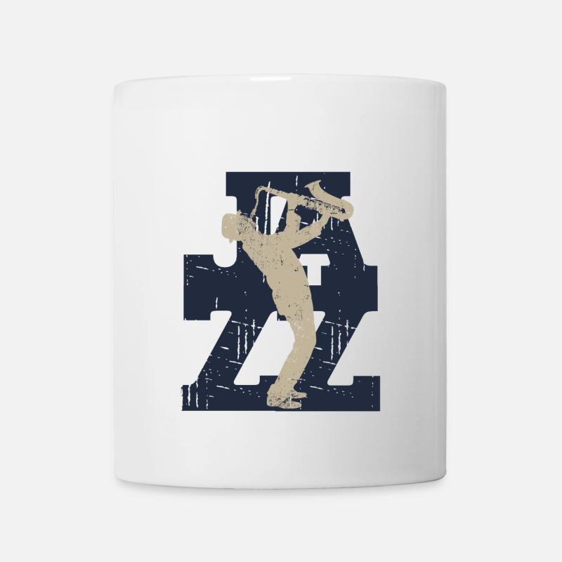 Jazz Saxophone Retro - Tasse - Weiß