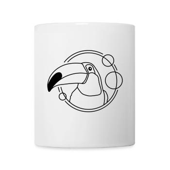Toucan in geometric design - Mug - white - Front
