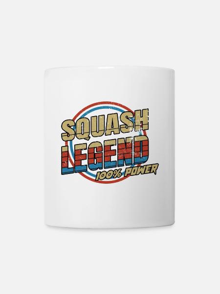 Squash Legende - Tasse - Weiß