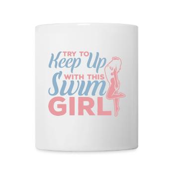 Nageur - Mug blanc - blanc - Devant