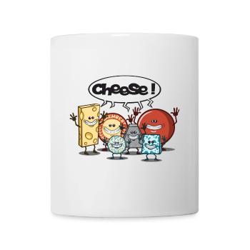 Cheese - Mug blanc - blanc - Devant