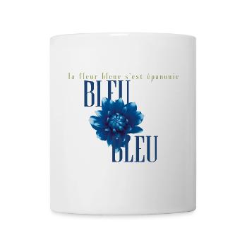 Blue Flower Echoes in Bleu - Mug - white - Front