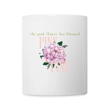Blooming Pink Peony - Mug - white - Front