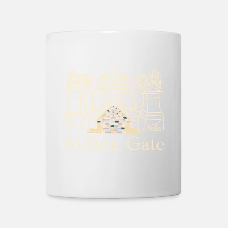 Mdina Stadttor, Malta, Europa - Tasse - Weiß
