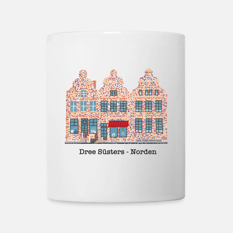 Norden, Frise orientale, Landmark Three Sisters - Mug blanc - blanc