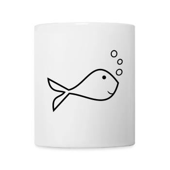SARDINE. FISCH. APRILSCHERZ. OSTERN. MEER - Tasse - Weiß - Vorne