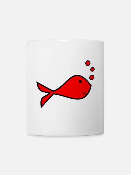 SARDINE. POISSON. POISSON D'AVRIL. PÂQUES. MER - Mug blanc - blanc