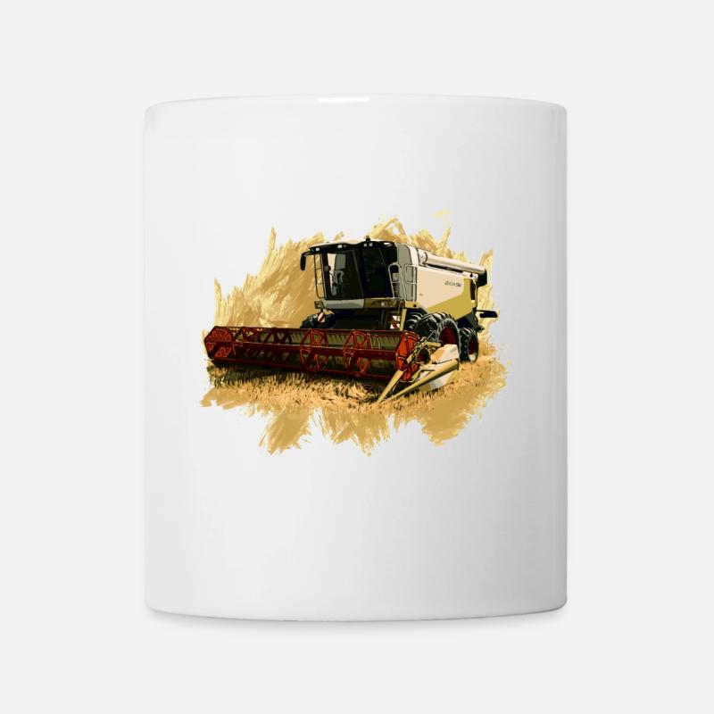 Moissonneuse-batteuse Lexion 550 - Mug blanc - blanc