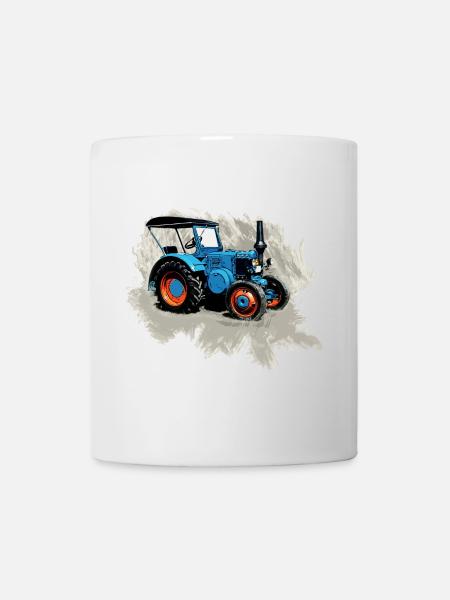 Traktor Lanz - Tasse - Weiß