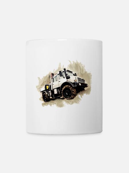 Unimog LKW - Tasse - Weiß
