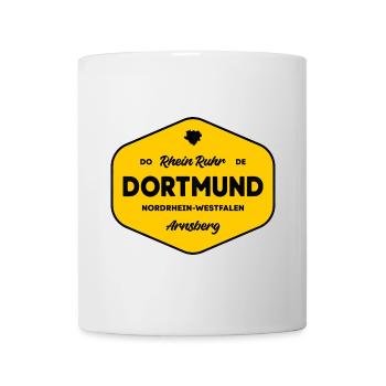 Dortmund YellowBlack City Logo - Mug - white - Front