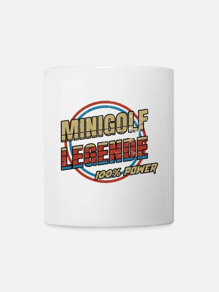 Minigolf Legende - Tasse - Weiß