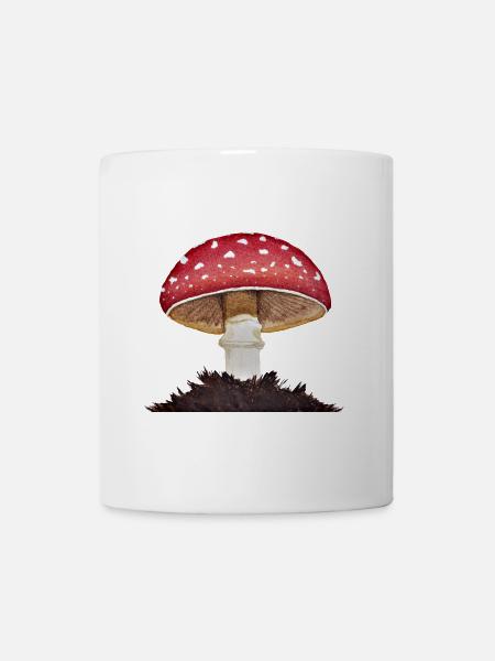 Fliegenpilz - Tasse - Weiß