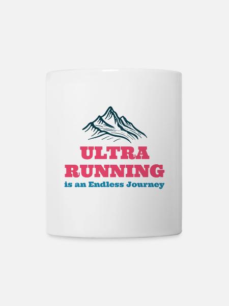 Ultra Running est un Endless Journe - Mug blanc - blanc