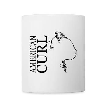 American Curl Profile Cat Cat Wilsigns - Mug - white - Front