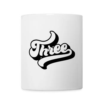 Trois enfants 3e anniversaire garçons filles 3 ans - Mug blanc - blanc - Devant