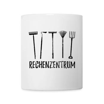 Rechenzentrum - Gärtner Garten Pflanzen - Tasse - Weiß - Vorne