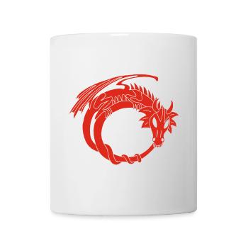 Der Ring des Roten Drachen - Tasse - Weiß - Vorne