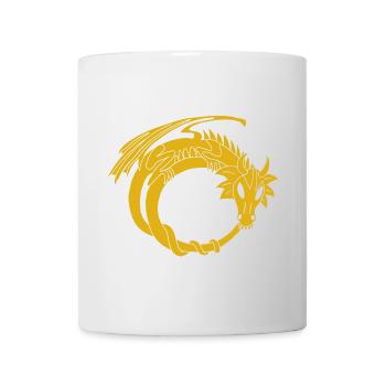 L'anneau du dragon d'or - Mug blanc - blanc - Devant