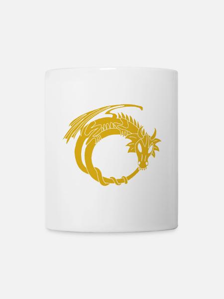 L'anneau du dragon d'or - Mug blanc - blanc