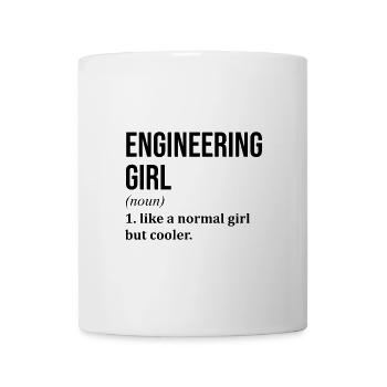 Engineering Girl Funny Saying - Mug - white - Front