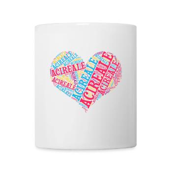 Sicilia t-shirt Acireale t-shirt word cloud - Mug - white - Front