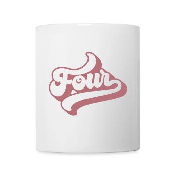 Four 4th Birthday For Girls 4 Years Old - Mug - white - Front