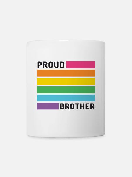 Pride Month LGBT - Stolzer Bruder - Tasse - Weiß