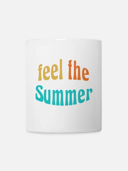 Feel the Summer - Tasse - Weiß