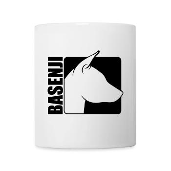 Basenji Profil Hund Hunde Wilsigns - Tasse - Weiß - Vorne