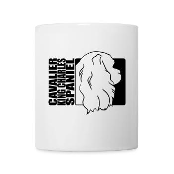 Cavalier King Charles Spaniel Profil Chien Wilsigns - Mug blanc - blanc - Devant