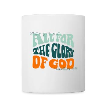 All for the glory of god - UNITED - Mug - white - Front