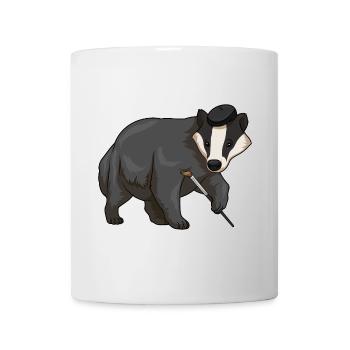Dachs Maler Pinsel Malen - Tasse - Weiß - Vorne