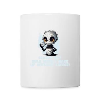 Coffee Morning Muffle Employee Saying Fun Tshirt - Mug - white - Front