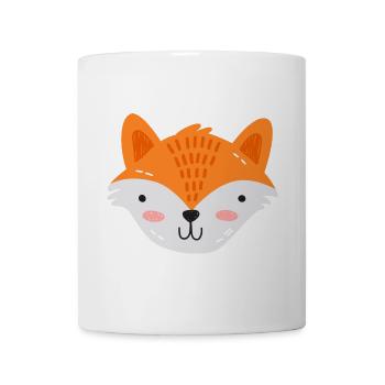 Süßer Fuchs Skandi Stil - Tasse - Weiß - Vorne