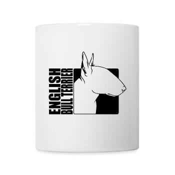 Anglais Bull Terrier Profil Chiens Chien Wilsigns - Mug blanc - blanc - Devant