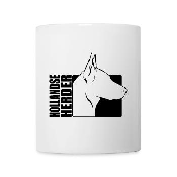 Hollandse Herder Profil Chiens Chien Wilsigns - Mug blanc - blanc - Devant