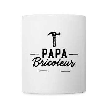 Papa Bricoleur : Cadeau Idéal ! - Mug blanc - blanc - Devant