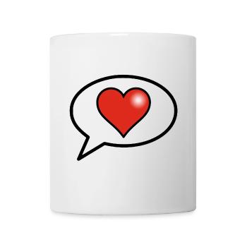 Love Bubble - Mug - white - Front