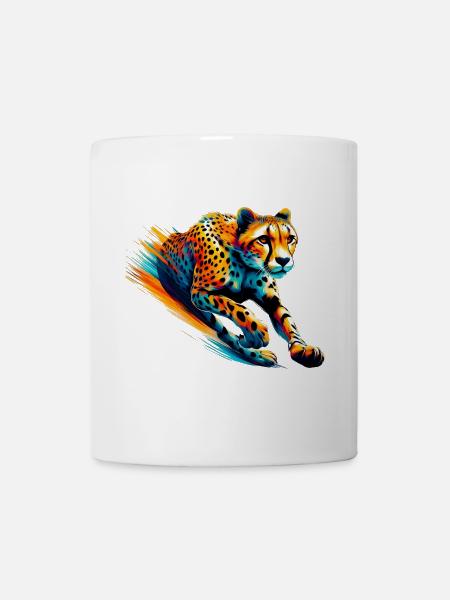 Gepard - Tasse - Weiß